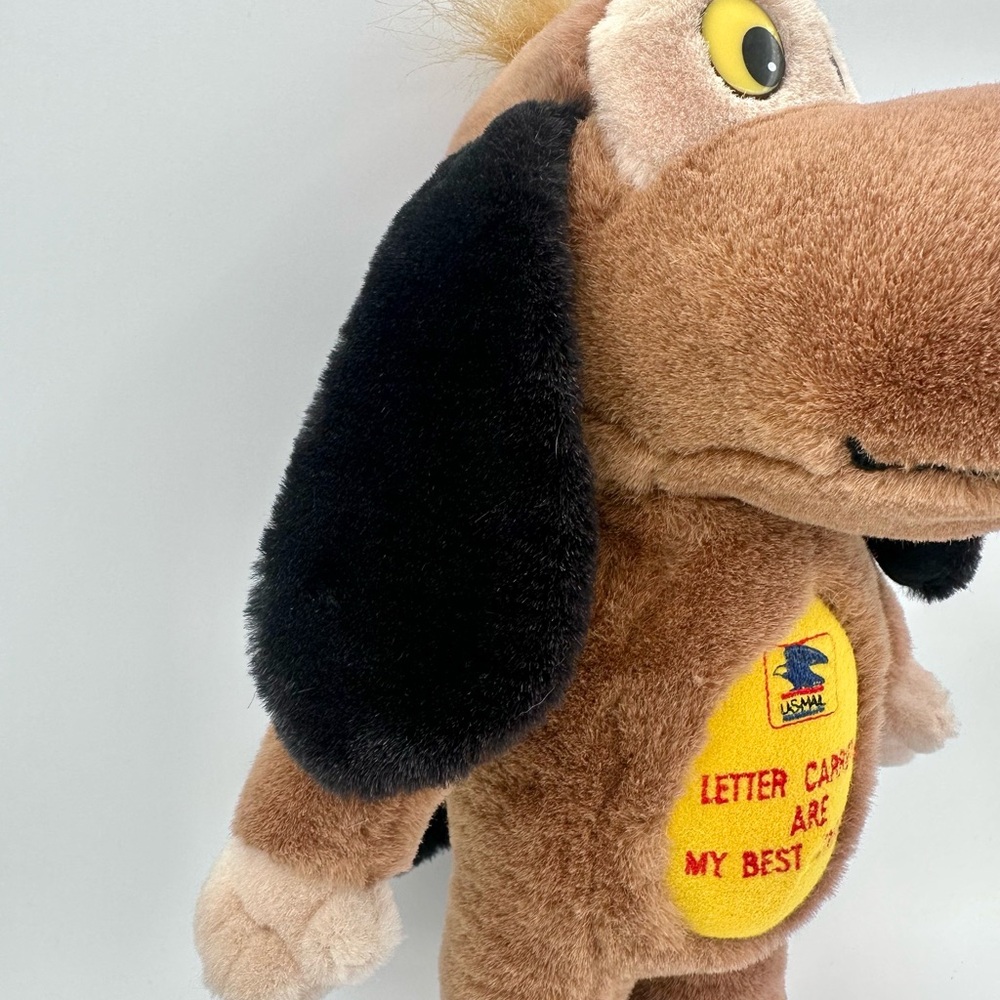 1986 USPUS DOG Plush United States Postal Service Dog Mail Carrier - Picture 5 of 9